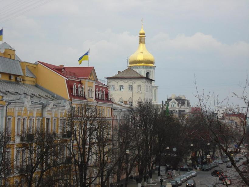 Отличная Квартира Рядом Золотыми Воротами เคียฟ ภายนอก รูปภาพ